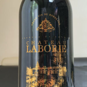 Bouteille de Sauternes Domaine de Carbonnieu 2012 en verre avec capsule en aluminium et bouchon en liège
