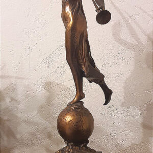 Statuette Victoire Bronze Doré Paul Ducuing 1900-1920