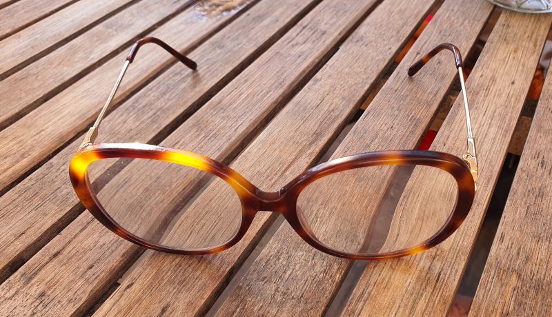 Lunettes de vue en écaille de tortue fin 19ème siècle
