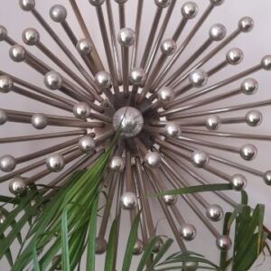 Lampe de table Pistillo style italien métal chromé Valenti Luce 1969