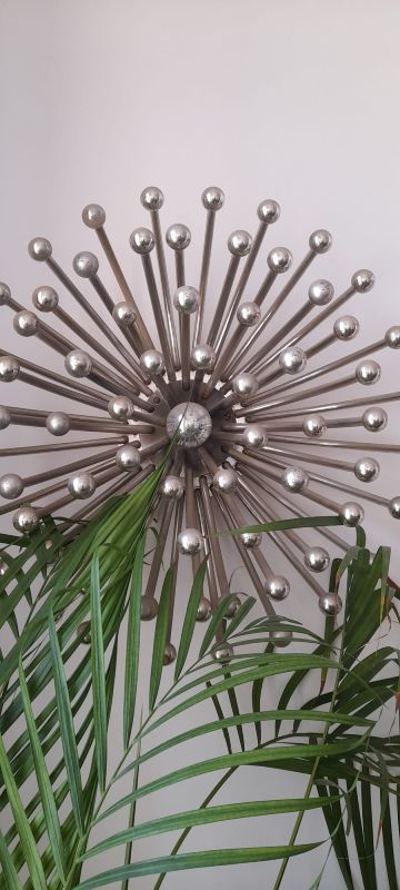 Lampe de table Pistillo style italien métal chromé Valenti Luce 1969