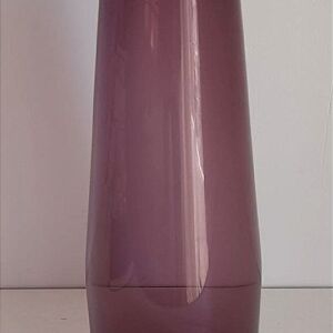 Vase Art déco en verre soufflé bordeaux début 20ème siècle