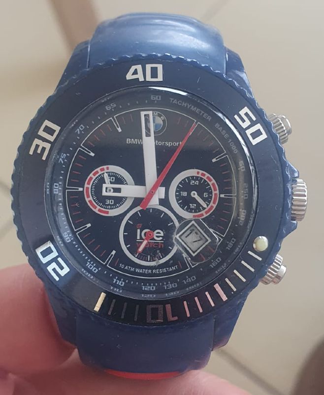 Montre Chronographe BMW Motorsport Acier Titane 2000s