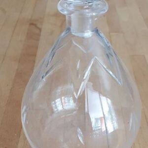 Flacon Art Nouveau en Verre Gravé 1900-1920