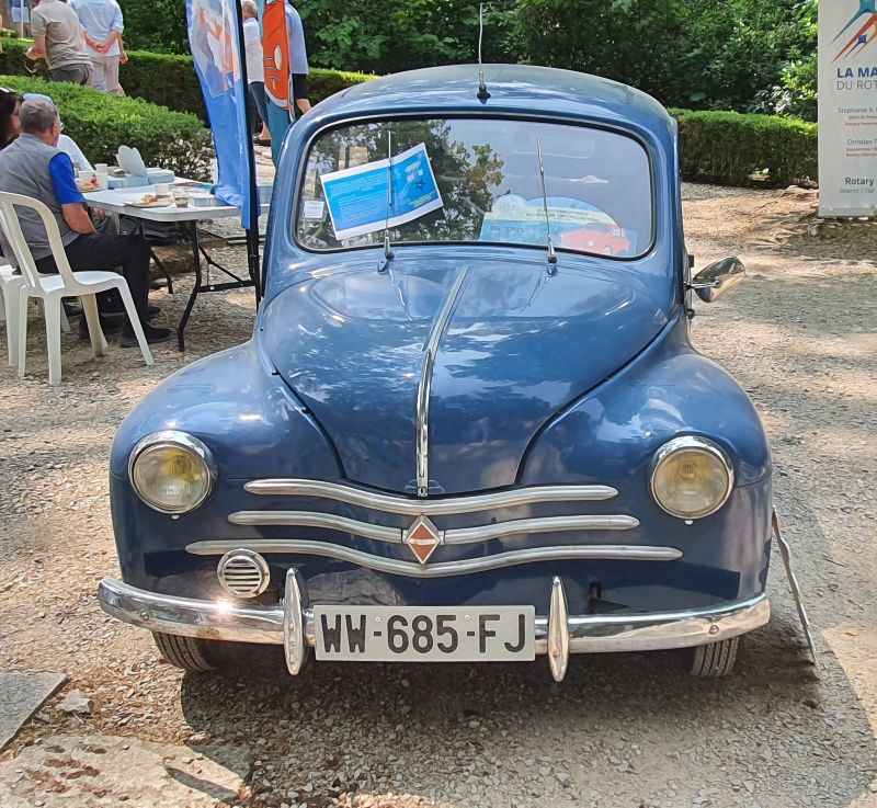 Renault 4CV Bleu Foncé 1950s