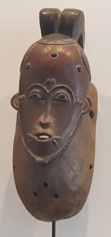 Masque Rituel Baoulé en Bois XIXe Siècle