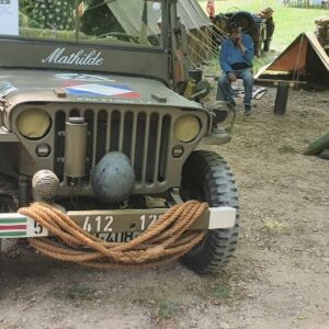 Jeep Willys MB Militaire 1940s Vert Acier