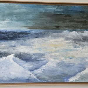 Peinture à l'huile sur toile marine XIXe siècle