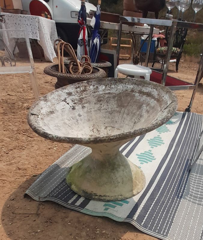 Jardinière Diabolo en Fibrociment par Willy Guhl, Années 1960