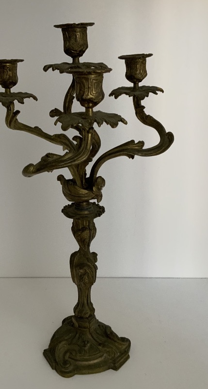 Candélabre Louis XV Bronze Doré XVIIIe Siècle