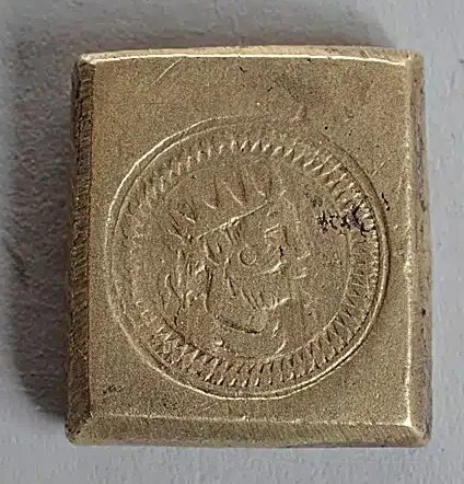 Sceau en Bronze Médiéval Style Gothique