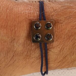 Bracelet Pure Icon Brick Or 18 Carats Saphirs Skalli 21ème Siècle