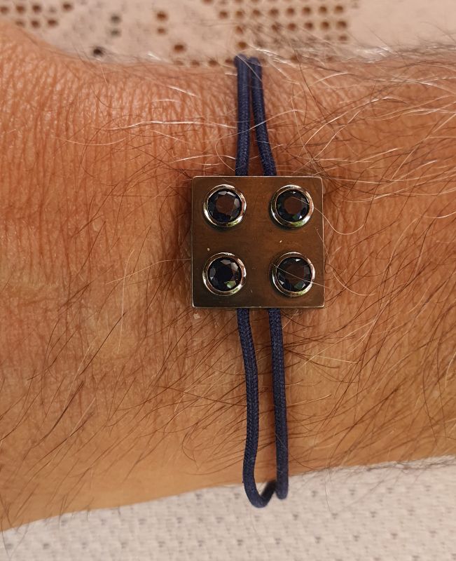 Bracelet Pure Icon Brick Or 18 Carats Saphirs Skalli 21ème Siècle